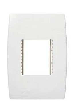 Placa Com Suporte Ilus Branca 4X2 2 Postos