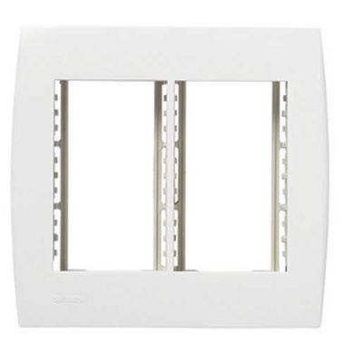 Placa Com Suporte Ilus Branca 4X4 6 Postos