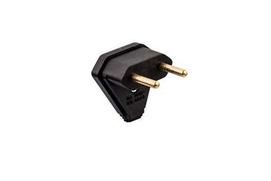 Plugue Macho 90 Preto 2 Polos 10A