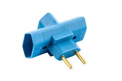 Plugue 3 Sadas Benjamim 10A 250V 4044 Azul