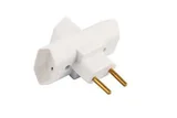 Plugue 3 Saídas Benjamin 10A 4044, Branco, 250V
