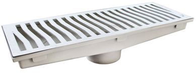 Caixa Coletora PVC Grelha Sada para Baixo, Alumnio Mart, 1