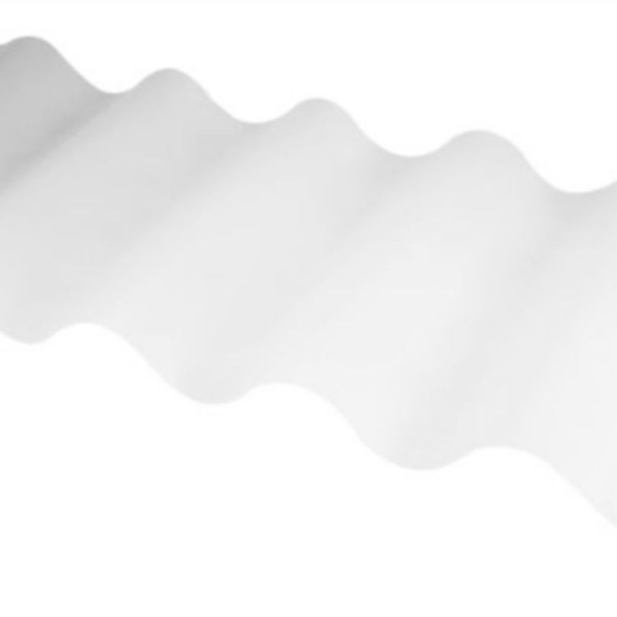 Telha Polipropileno 2,44x1,10x1,2mm Onda Alta 177/51 Translúcida Atco, marca Atco - Foto 2