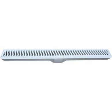 Conjunto Caixa Grelha e Porta Grelha, Alumnio Branco, 7x70c