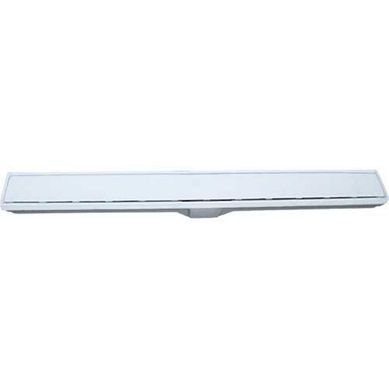 Conjunto Caixa Grelha e Porta Grelha Linear, Alumnio Branco