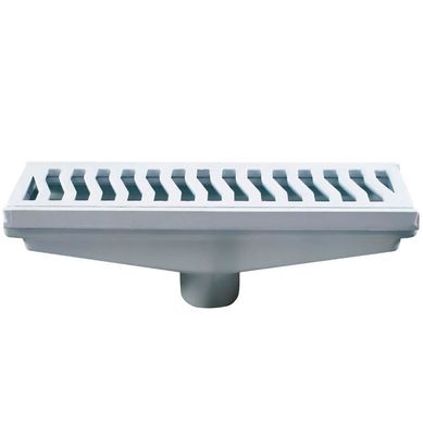 Conjunto Caixa Coletora PVC Grelha Sada para Baixo, Alumnio Mart, 6x24