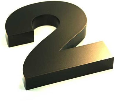 Algarismo Cx N 2 Preto 15cm