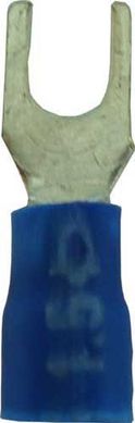 Terminal Forquilha 1,5 a 2,5mm 10 Peas Azul Fixtil