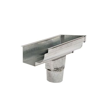 Terminal Direito com Bocal Moldura Corte 28 Galvanizado.