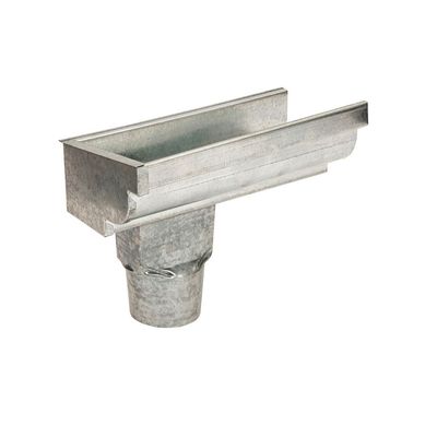 Terminal Esquerdo com Bocal Moldura Corte 28 Galvanizado