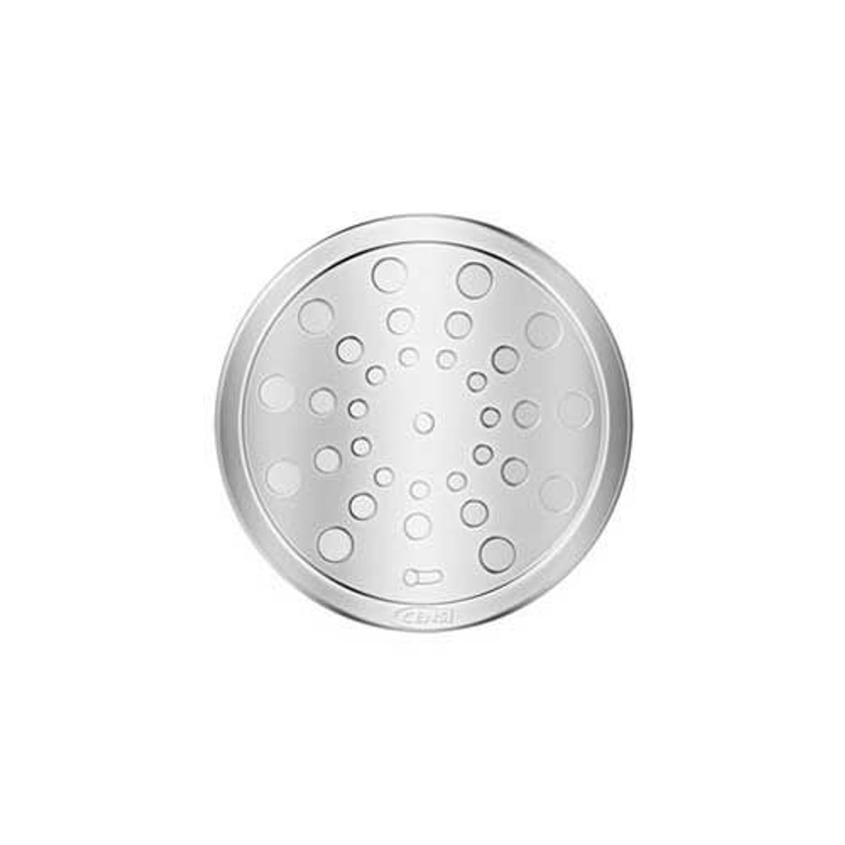 Grelha Redonda Inox sem Caixilho 15cm 25x20x1,5cm Cromado, marca Censi - Foto Principal
