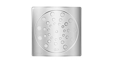 Grelha Quadrada Inox sem Caixilho 10cm 25x20x1,5cm Cromado