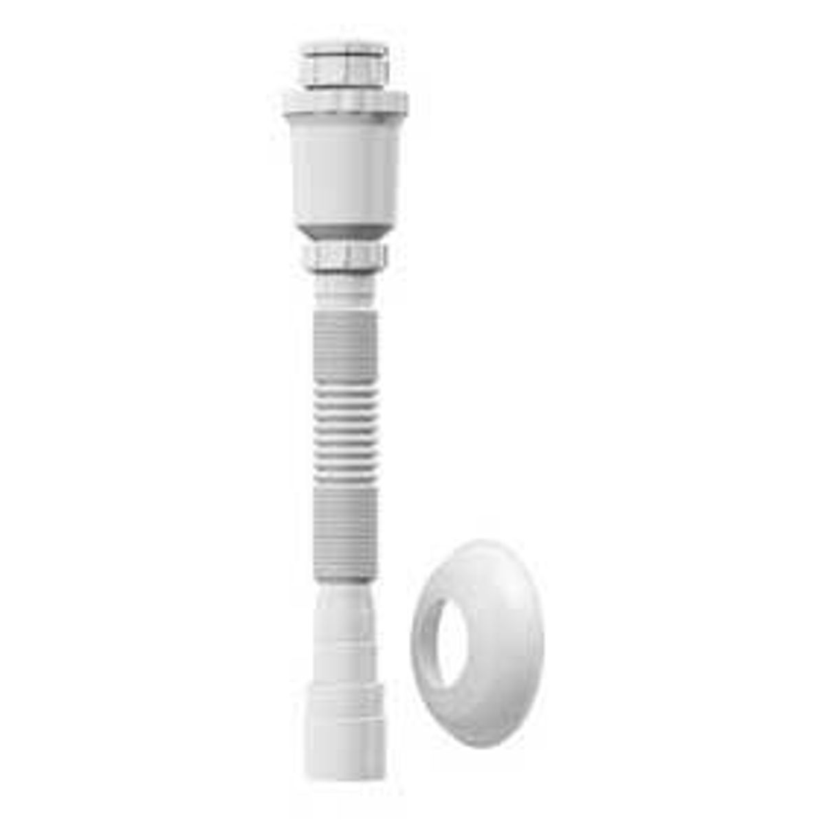 Sifão Tubo Extensível Universal Branco Com Copo e Canopla, marca Censi - Foto Principal