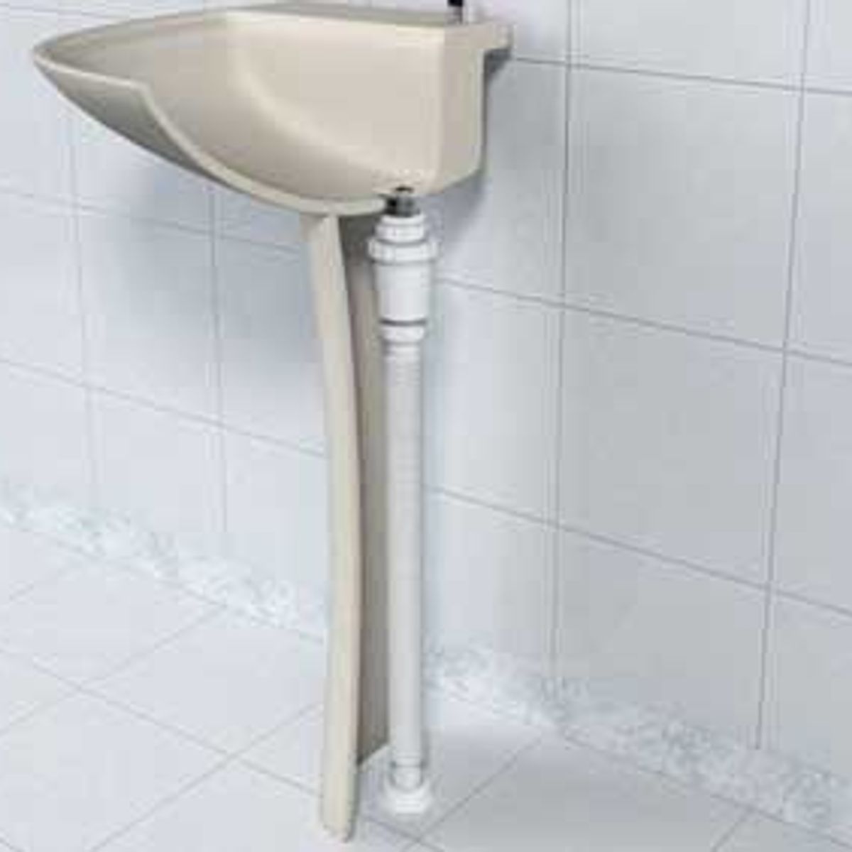 Sifão Tubo Extensível Universal Branco Com Copo e Canopla, marca Censi - Foto 2