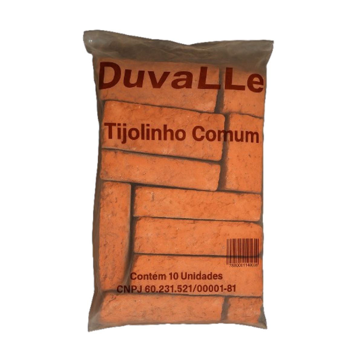 Tijolo Comum 10 peças, marca AB Areias - Foto Principal