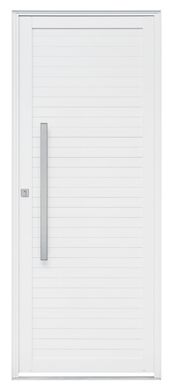 Porta Lambri Puxador Alumnio Esquerda 216x88x5,4cm Alumifort