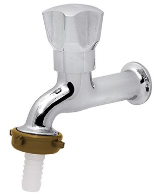 Torneira Jardim Com Adaptador Para Mangueira Soft Click 1130 1/2 E 3/4
