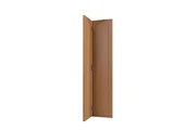 Kit Porta Camarão Frisada Com Ferragens Madeira Colmeia Freijó Natural 210x72x3,5cm Duo Classica