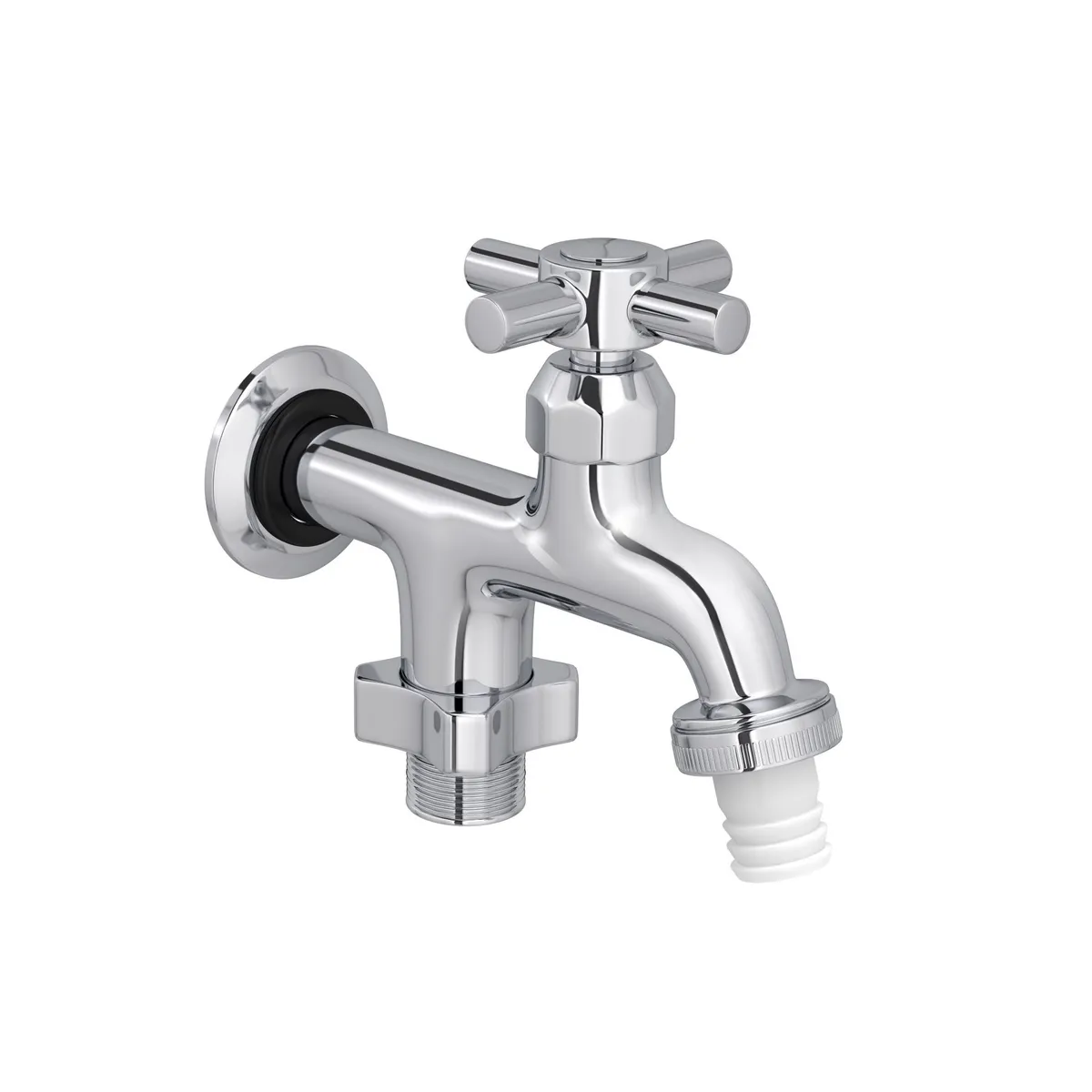 Torneira Máquina de Lavar Tanque com Adaptador para Mangueira Izi C37 Com Arejador 1/2 e 3/4" Metal, marca Deca - Foto Principal