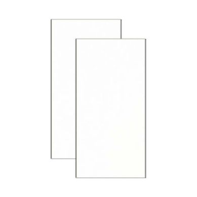 Revestimento White Plain Lux 29,1x87,7cm Caixa 1,53m Retificado Branco