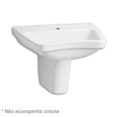 Lavatrio para Coluna Acesso 19x60x41,5cm Branco