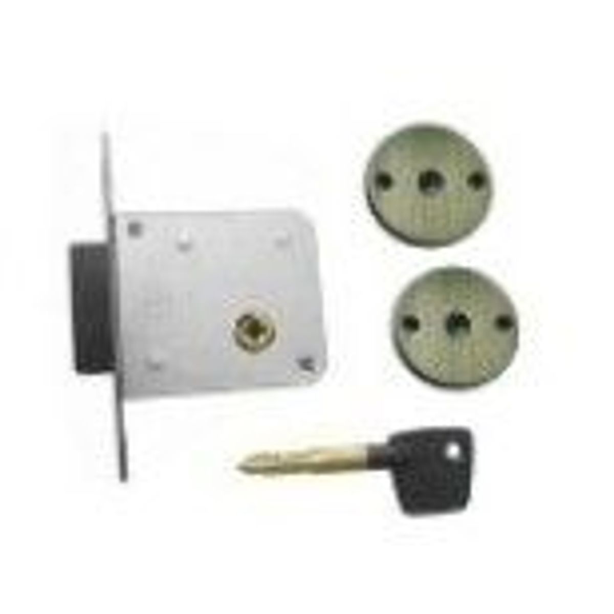 Trava de Segurança Dupla Redonda 13x11cm Prata, marca Aliança - Foto Principal