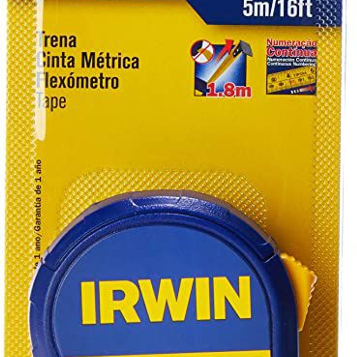 Trena Standard Manual 5m IW13947 Irwin, marca Irwin - Foto 2