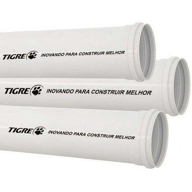 Tubo Esgoto Branco 100mm X 3m