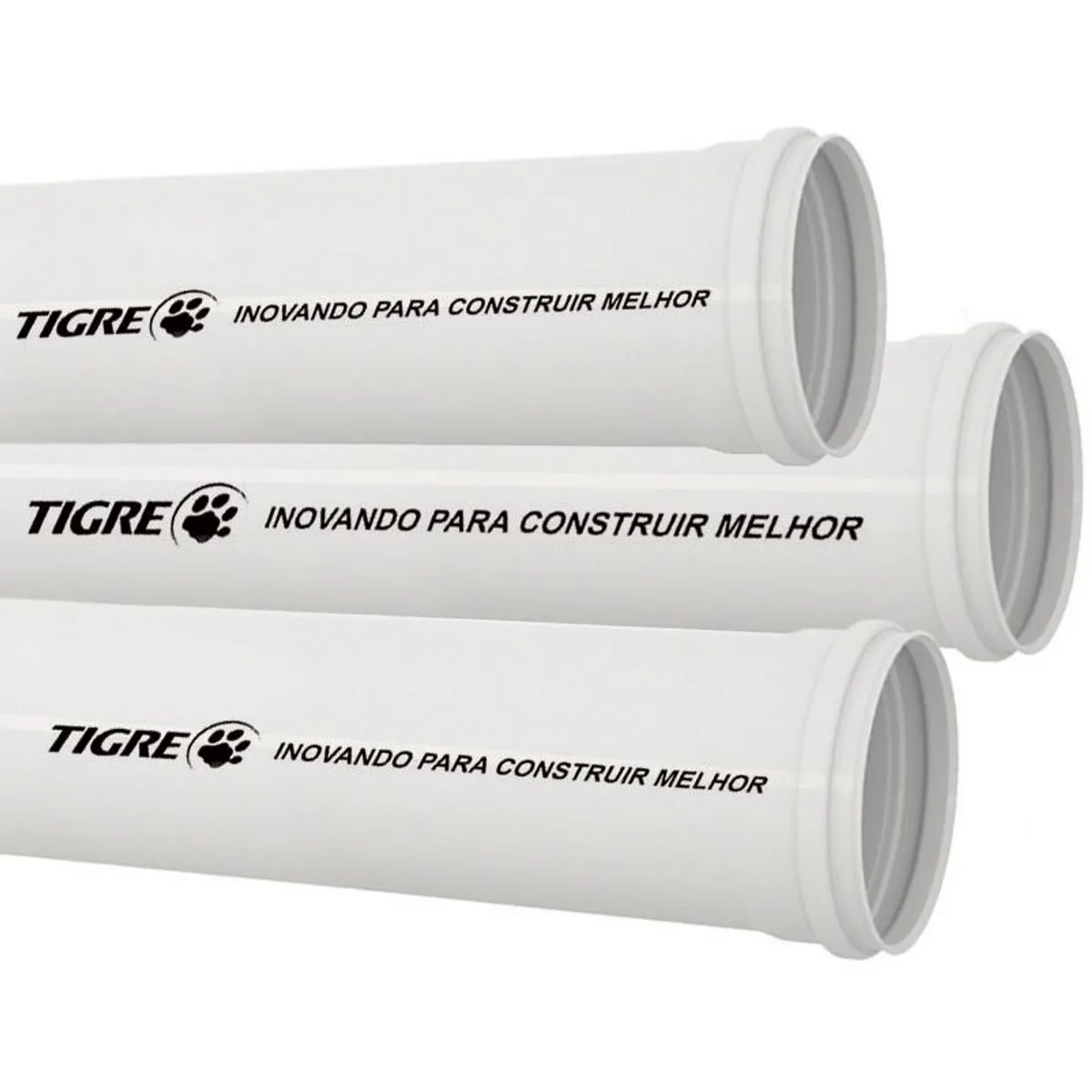 Tubo Esgoto Branco 100mm X 3m, marca Tigre - Foto Principal