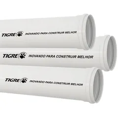 Tubo Esgoto Branco 100mm X 3m