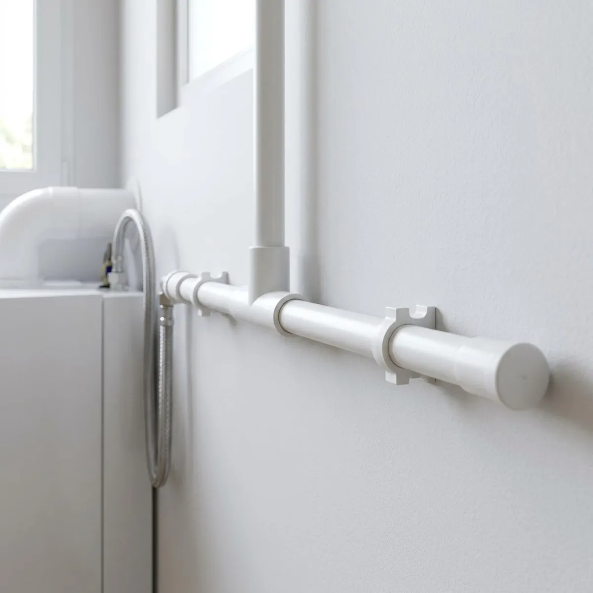 Tubo Extensível Pronto Fix 120 a 133 cm Branco, marca Maxeb - Foto 2