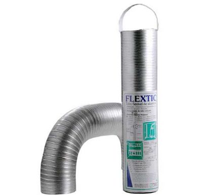 Tubo Flextic De Alumnio Para Aquecedor A Gs 100Mm 1,5M