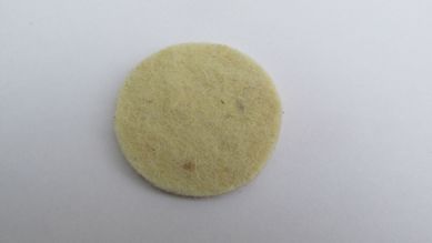 Feltro Redondo com 8 Peas 20mm Branco