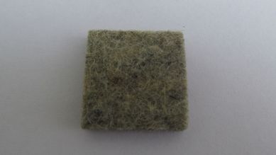 Feltro Quadrado com 8 Peas 22x22mm Cinza