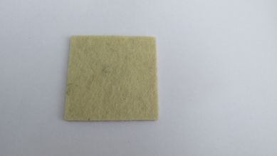 Feltro Quadrado com 4 Peas 37x37mm Branco
