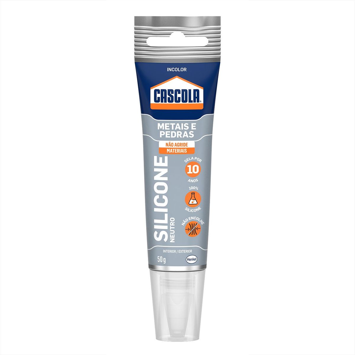 Cascola Flexite para Plástico, Metal e Pedra, Incolor, 50g, marca Super Bonder - Foto Principal