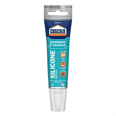 Cascola Flexite Banheiro e Cozinha, Branco, 50g