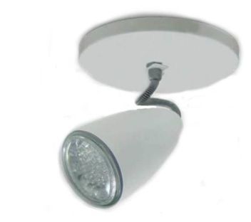 Spot Alumini 303/2 Base Branco
