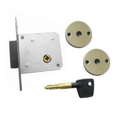 Trava para Porta F2000 Dupla Roseta Bronze Latonado