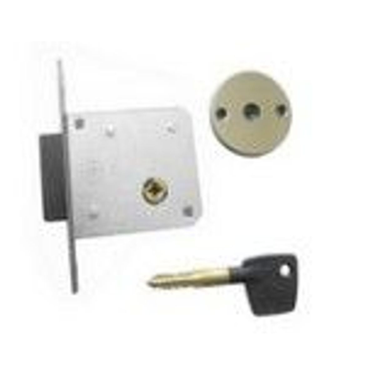 Trava de Seguranca Dupla Quadrada F2000 12,5x13cm Prata, marca Aliança - Foto Principal
