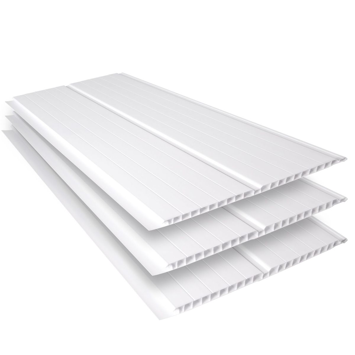 Forro de PVC Duplo 10 0,8x20x400cm Branco, marca TWB - Foto Principal