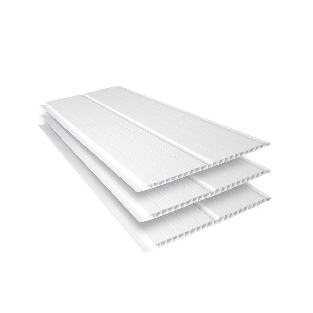 Forro de PVC Duplo 10 0,8x20x400cm Branco, marca TWB - Foto Principal