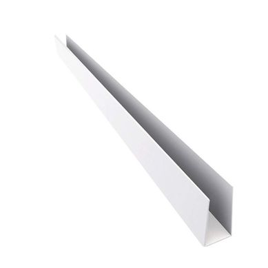Acabamento U para Forro de PVC 600cm Branco