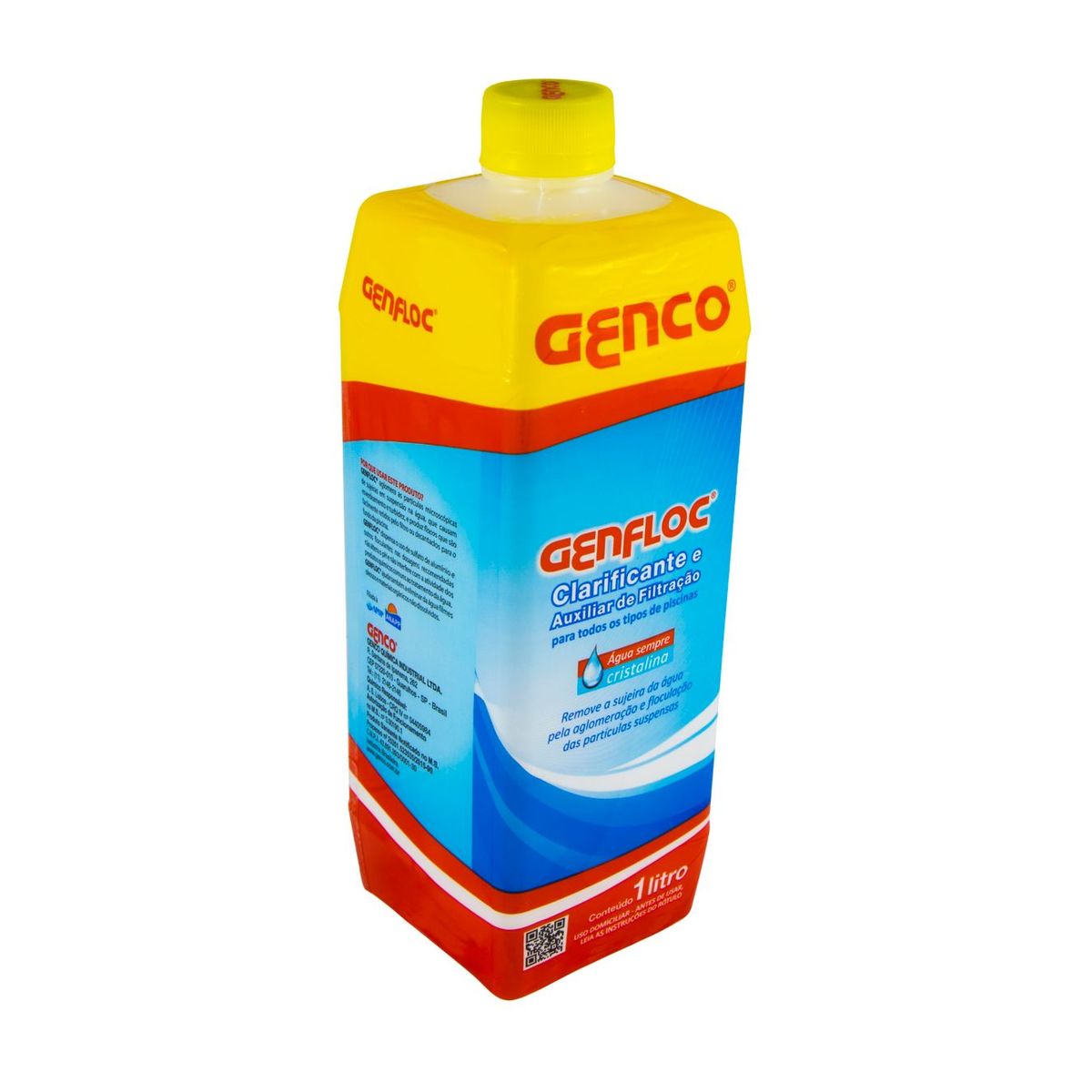 Clarificante e Auxiliar de Filtração Genfloc 1 Litro Genco, marca Genco - Foto 2