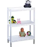 Estante Modular com 3 Prateleiras Branco