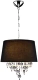 Pendente São Paulo 3L Grande com Cúpula 42x41x28cm Preto