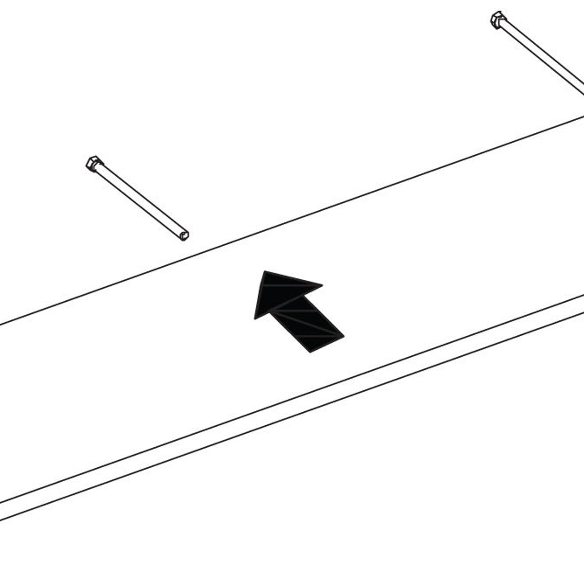Prateleira de Madeira MDP Branca Com Suporte Invisivel 60x30x1,5cm Multivisão, marca Multivisão - Foto 2