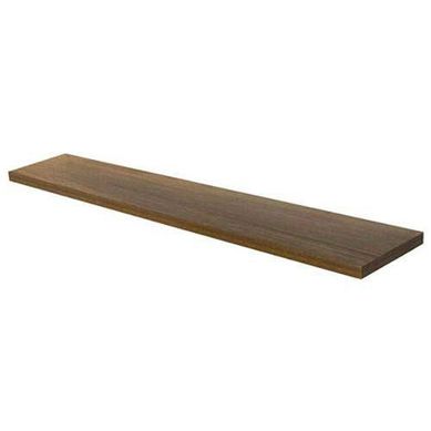 Prateleira de MDP com Suporte 25x120cm Tabaco