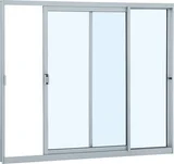 Janela de Correr Alumínio Branco 2 Folhas Direita 100x120x4,74cm Alumifit