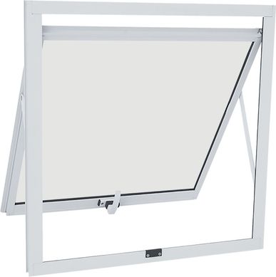 Janela Maxim-ar Alumnio Branco 60x60x3cm Alumifit